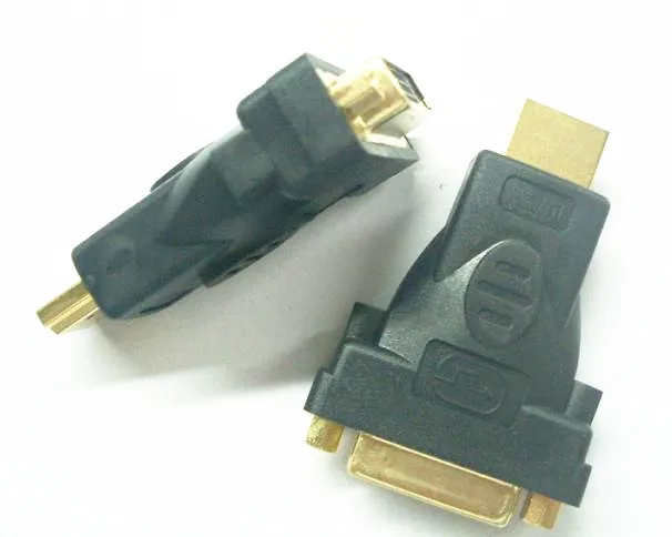 Позолоченные DVI24 + 1 P Женский к HD 19 разъем DVI адаптер|Соединители| |