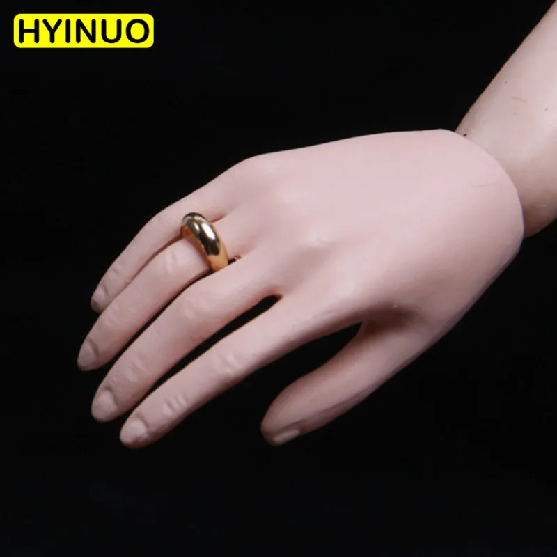 1/6th Soldier Doll Thin Gold Ring Model for 12" Female Body  Figure Toys 