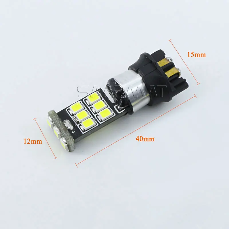 2 шт. белый PWY24W PW24W 15 SMD светодиодный дневный ходовой светильник DRL поворотники для