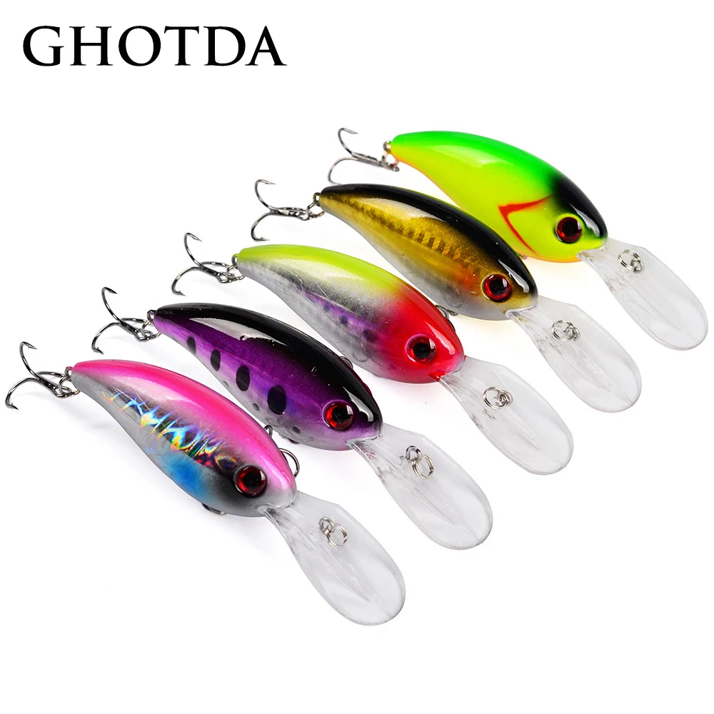 

1PCS 10cm 14.19g Crank Bait Swim Fishing Lure Wobbler Japan Artificial Hardbait
