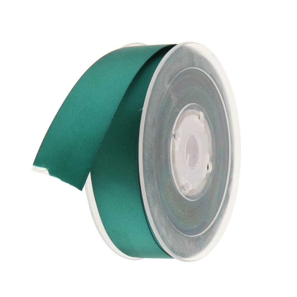 20 Meters Double Sided Polyester Satin Ribbon for Wedding Party Gift Wrapping Craft 25mm 