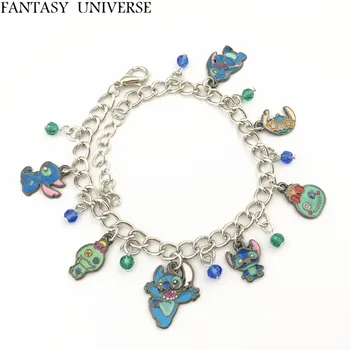 

FANTASY UNIVERSE Movie High Quality Fashion Jewelry Cosplay cartoon Stitch Charm Bracelet Woman/Girl/Boy Gift