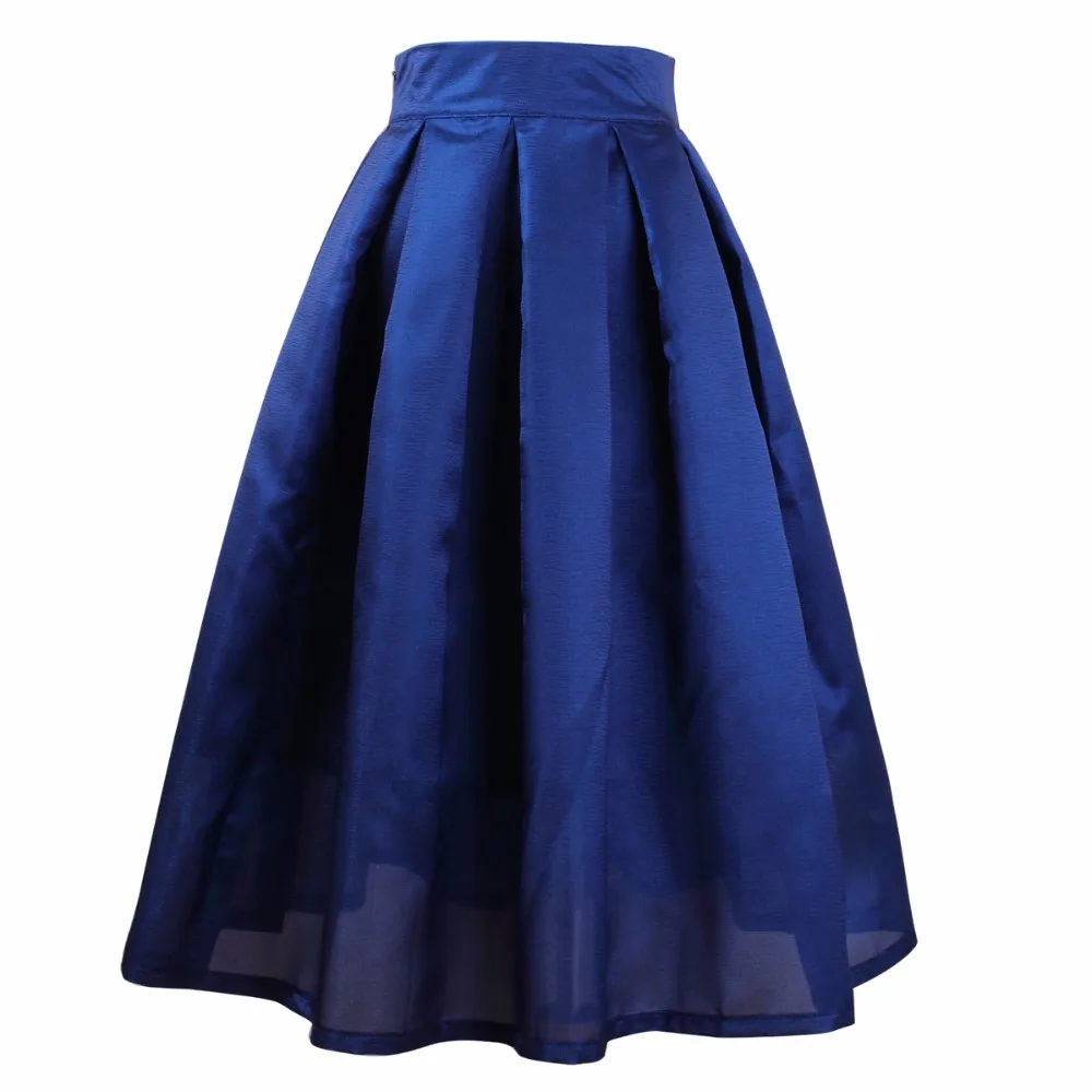 Женская плиссированная юбка до колен с высокой талией|ladies linen skirts|linen skirtflared skirt |
