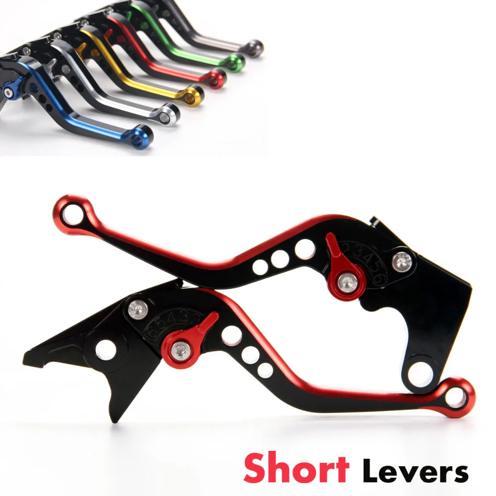 Short 145mm Mixed Colors Brake Clutch Levers For Honda CBR 600 F2,F3,F4