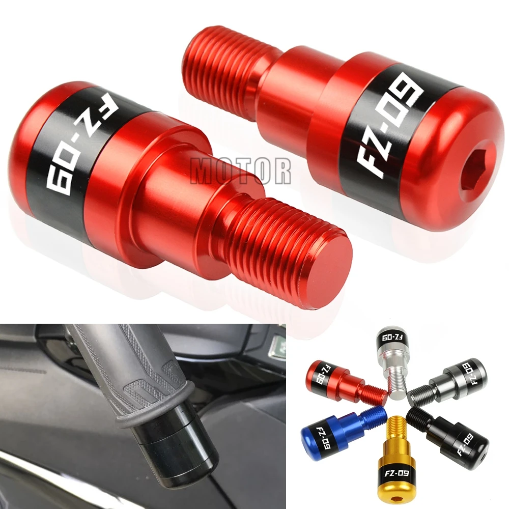 

For Yamaha FZ-09 2014-2016 2015 FZ09 FZ 09 Motorcycle Accessories CNC Handlebar Grips Ends Falling Protector Handle Bar End Cap