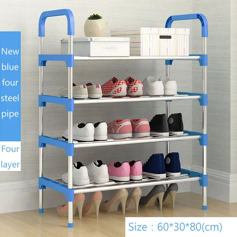 Shoe Rack Easy Assembly Plastic Multiple layers Shoes Shelf Storage Organizer Stand Shoe cabinet Fashion living room furniture
