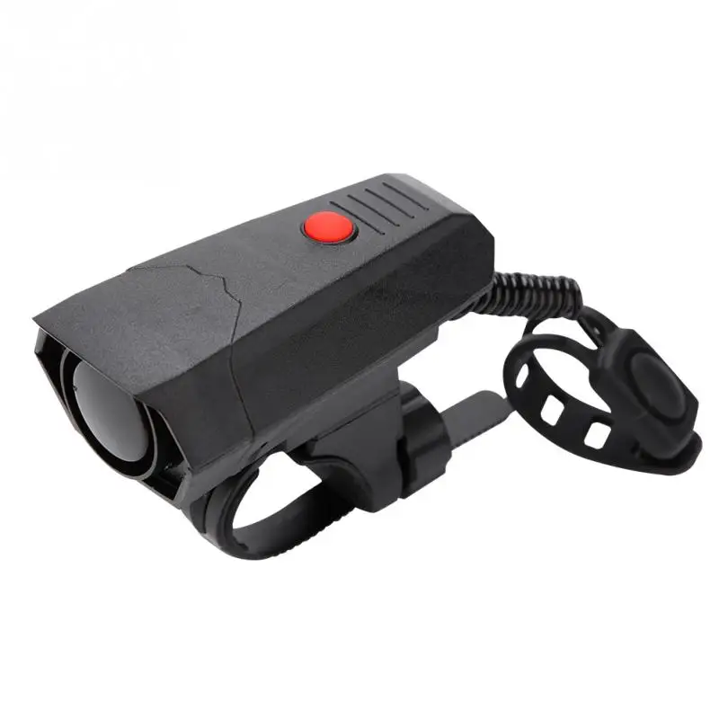 

Road Bike Electric Horn Bicycle Bell Light Bright Headlights Night Riding Cycling Light 100db Decibel Bell