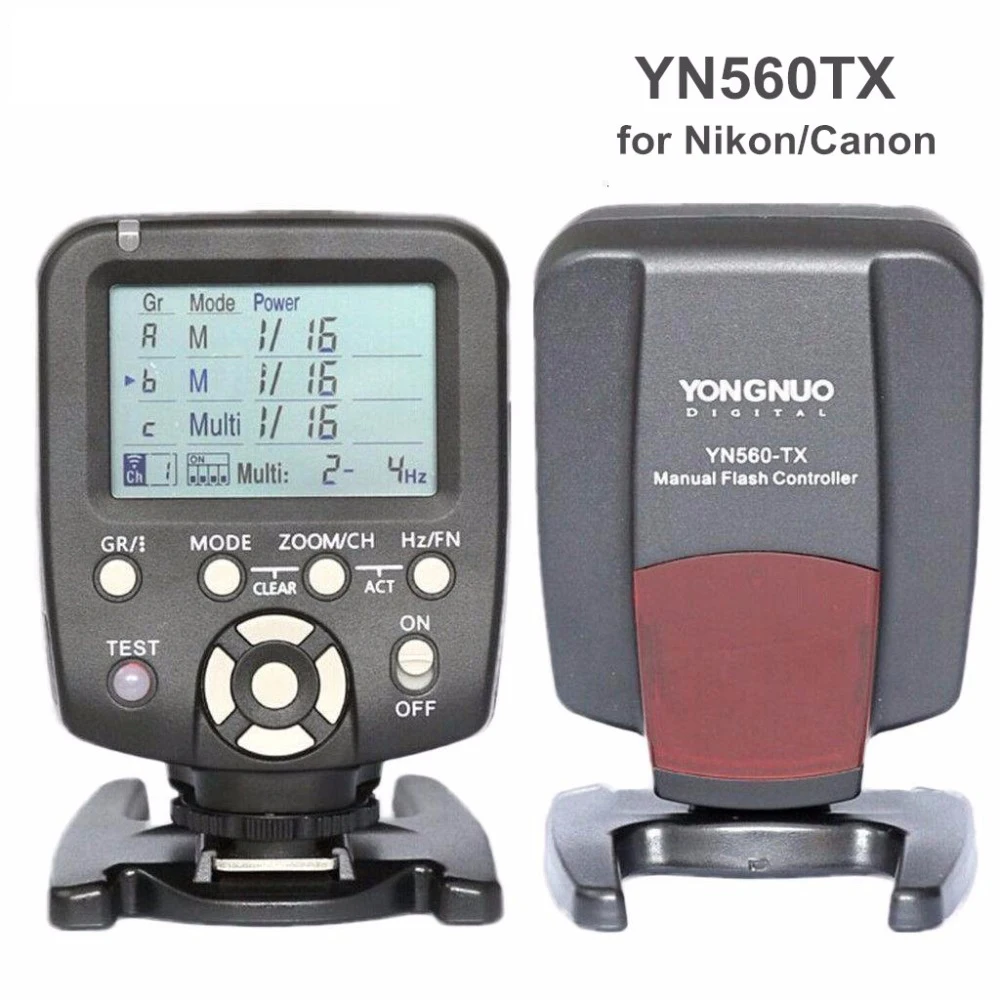 

YONGNUO YN560-TX YN560TX Wireless Manual Flash Transmitter Trigger Controller for YN-560 III YN560 IV for Nikon Canon