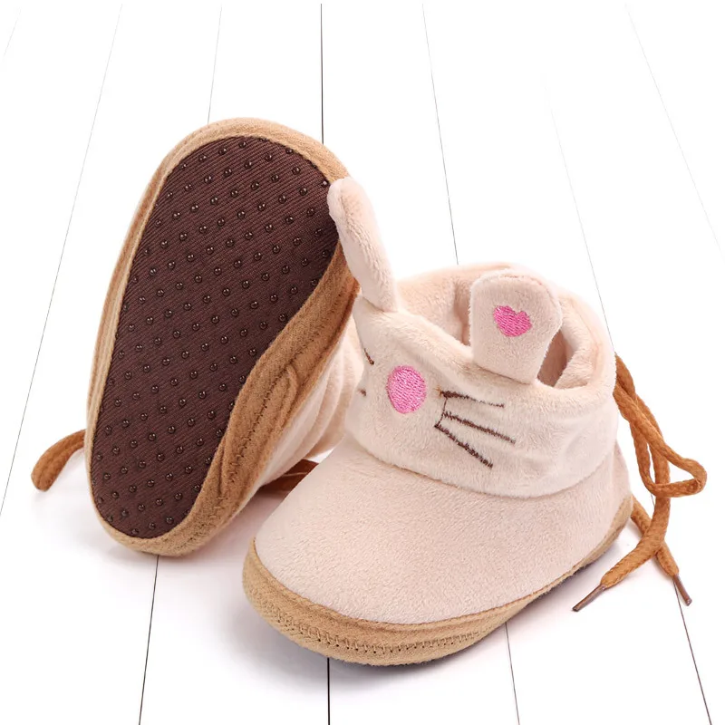 Indoor First Walkers Baby Shoes Cotton Anti-slip Booties Winter Wammer Baby Girl Boy Shoes Newborn Slippers Footwear Booties (31)