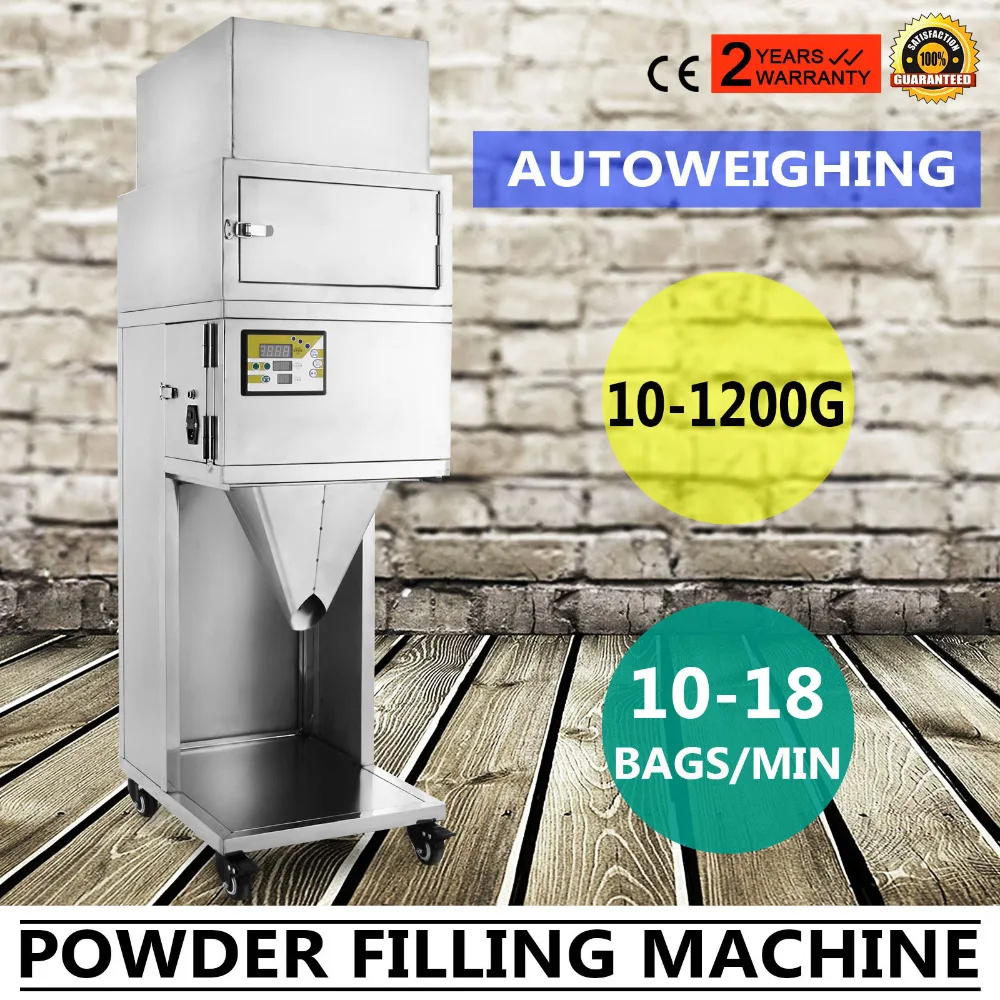 

10-1200g Powder Particle Filling Machine Big Autoweighing Powder Filling