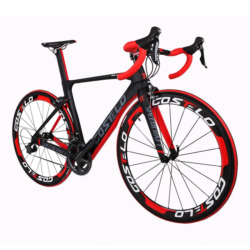 Best costelo complete bike carbon fiber road bicycle bici completa bike frame groupset wheel bicicleta bicycle group DI2 3