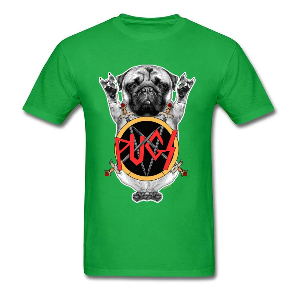 Crewneck SLAYPUG Cotton Men T-Shirt comfortable Short Sleeve Tees Classic Fitness Tight Top T-shirts Wholesale SLAYPUG green