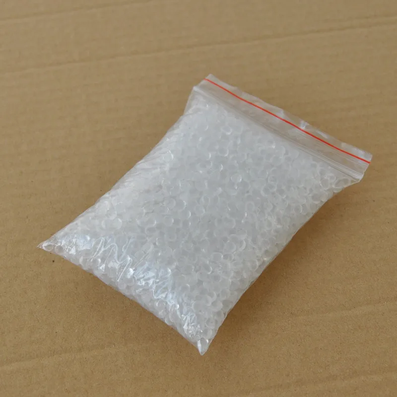 100G White Transparent Ellipse Granular Keratin Glue For Hair Extensions Particle Hotmelt Hot Pot GS005
