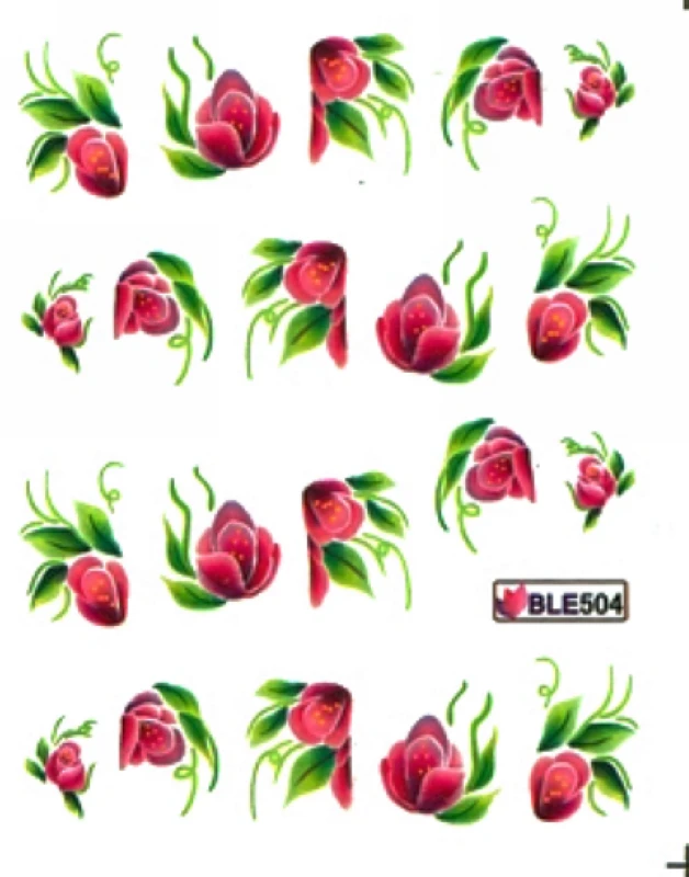 

11 PACK/ LOT WATER DECAL NAIL ART NAIL STICKER FLOWER POMEGRANATE VICTOR'S LAUREL BLE499-509