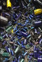 500 gramas um pacote capacitor eletrolítico capacitor misturado pacote de componente eletrônico antes de tiro