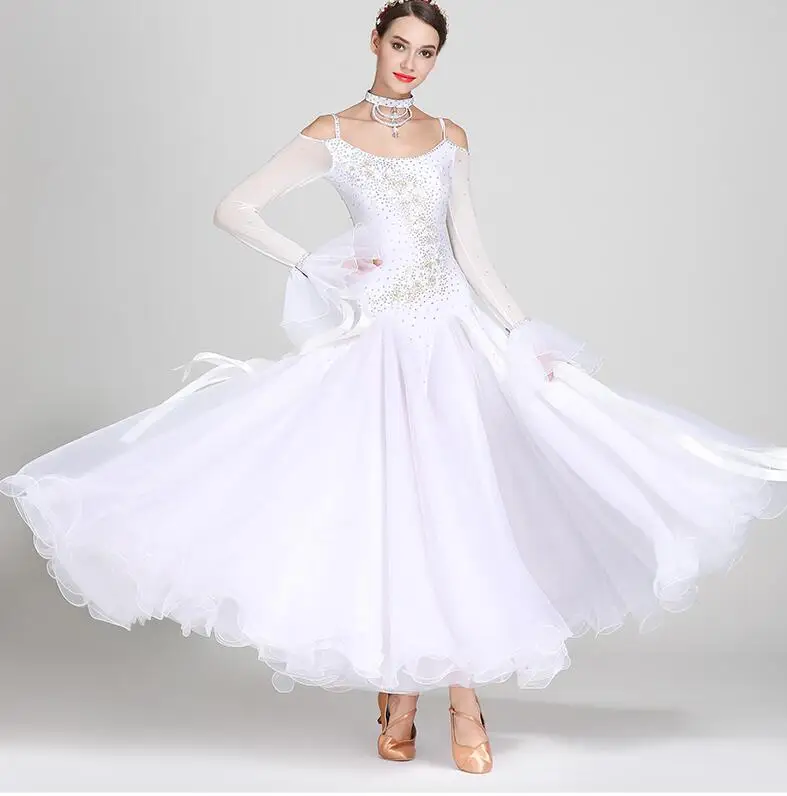 Платья для конкурса бальных танцев женские/Бальные платья Вальс/бальные танцы/Вальс платье S7018