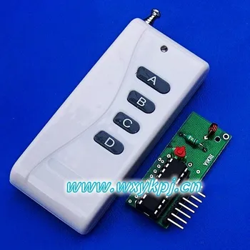 

DC5V 4CH Transmitter Receiver Module Wireless Remote Control System IC 2262 & 2272 Momentery Latched 315MHZ/433mhz