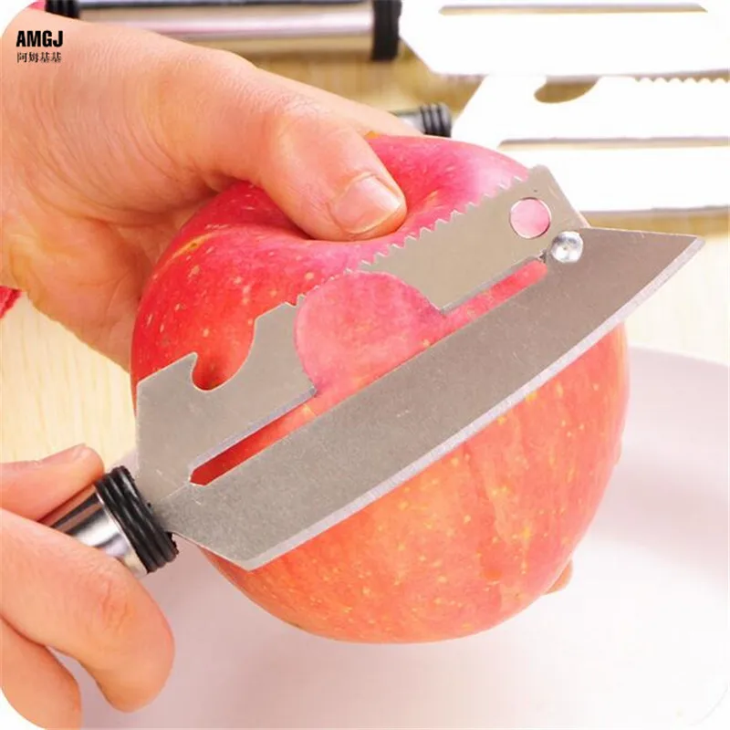 Fruits Vegetables Stainless Steel Peelers &amp Zesters Shredders Slicers With Handle Choppers Bottle opener Kitchen Gadgets Tools | Дом и сад