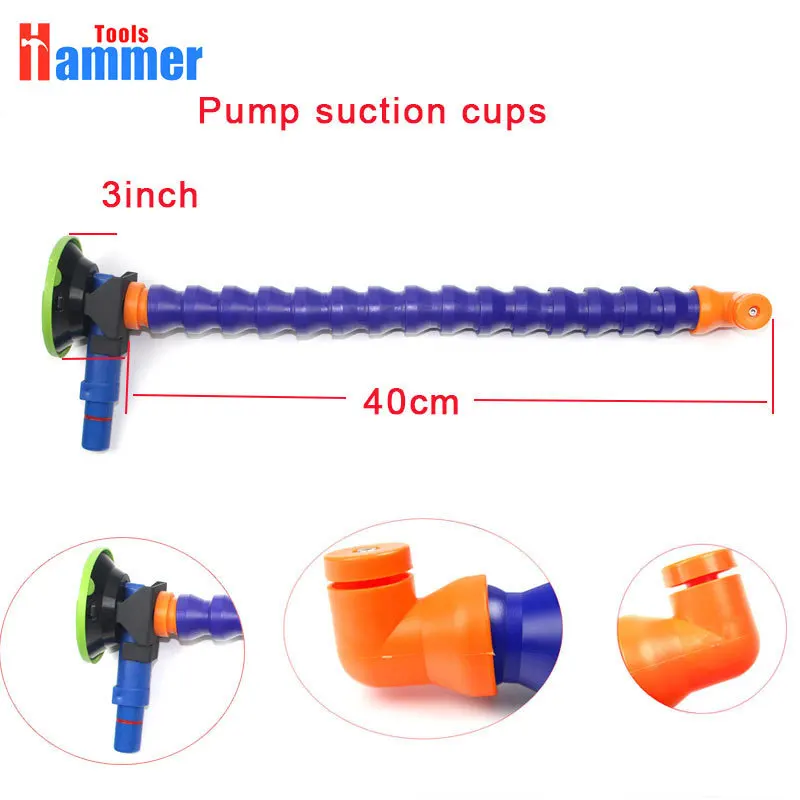 

3inch Heavy Duty Hand Pump Suction Cup with flexible stand for PDR KING light