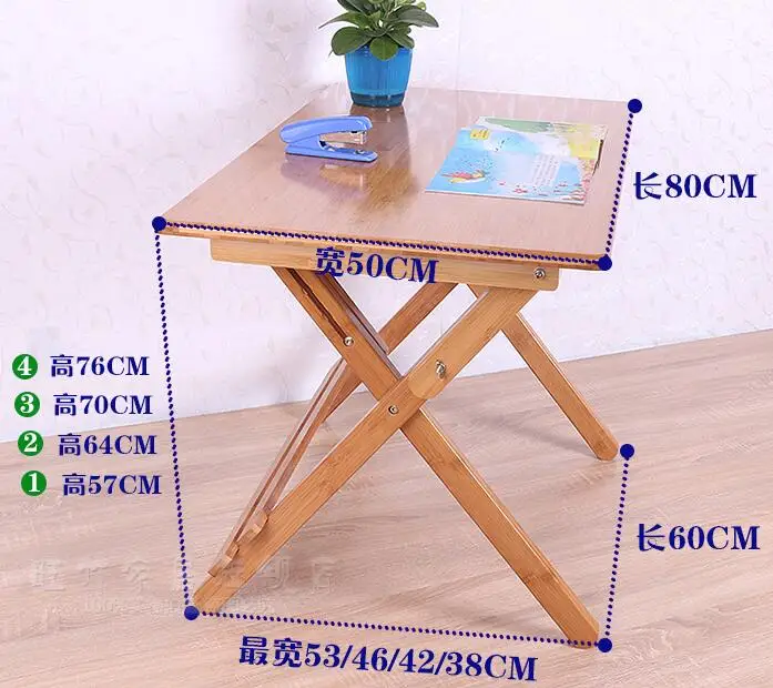 Us 199 0 80 50 57 76 Cm Height Adjule Children Study Table Folding Bamboo Writing Desk Student Learning Without Chair In Tables Us 199 0 80 50 57 76 Cm Height Adjule Children Study Table Folding Bamboo Writing Desk Student Learning Without Chair In Tables