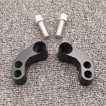 Para KAWASAKI Z800 Z1000 Z750 Z750R Z750S Z250 Z650 Z900 Z300 Z125 Espelhos Da Motocicleta Adaptador de Suportes de Extensão De Riser