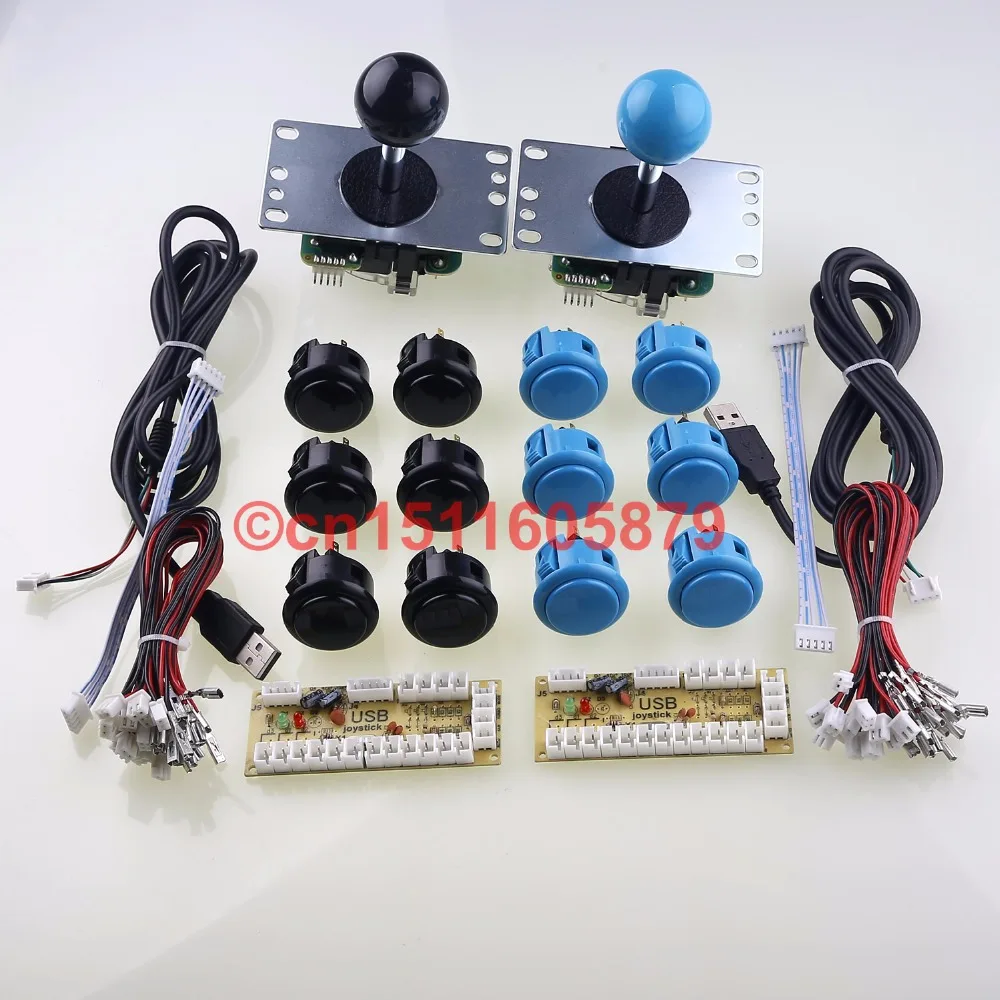 New Arcade Games Sanwa Bundles Kits Part Button Cables + Arcade