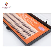 Высококачественные натуральные накладные ресницы C Curl Искусственные Шелковые Ресницы 8-12 мм 10D 0,1 мм Поддельные Накладные ресницы макияж инструменты