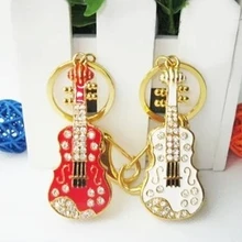 Музыкальный инструмент белая Красная гитара Memoria USB Flash Drive 1 ТБ 2 ТБ 2,0 Memory Stick Pen Drive 8 GB 16 GB 32 GB 64 GB флешка, подарок