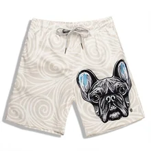 New Mens Dog Print Swimwear Swim Shorts Trunks Beach Board Shorts Swimming Short Pants Swimsuits Running Sports Surfing S915019X