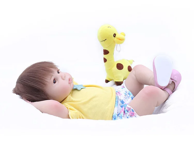 Новинка 45 см Силиконовые Reborn супер детские реалистичные малыши Bonecas кукла Bebe Reborn Brinquedos Reborn игрушки для детей Подарки