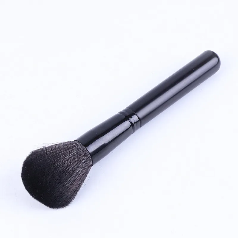 

1Pcs Black Makeup Brush Round Top Powder Blush Sculpting Cosmetic Make Up Brush Big Size Dense Goat Hair Beauty Brush Tool
