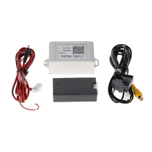 Nuovo 1 Set DC 12 V Auto Auto Backup della Macchina Fotografica di Rearview RGB Al Convertitore AV Adattatore Per VW Volkswagen RNS510