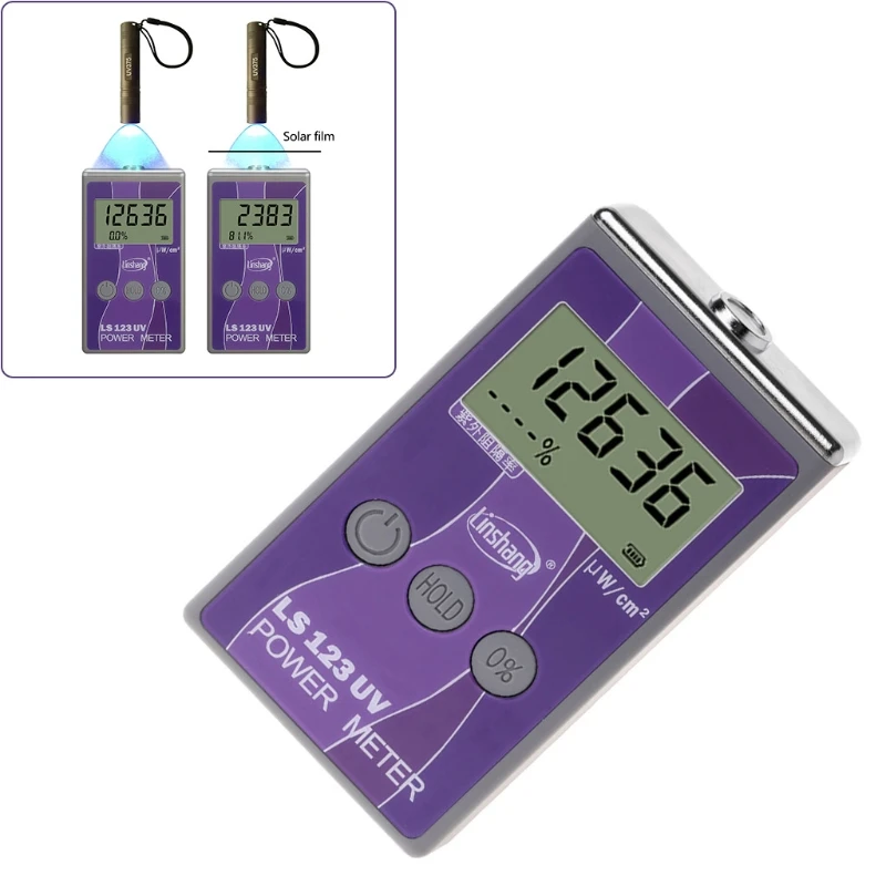 

LS123 UV Power Meter Ultraviolet Intensity Transmittance Rejection Rate Tester