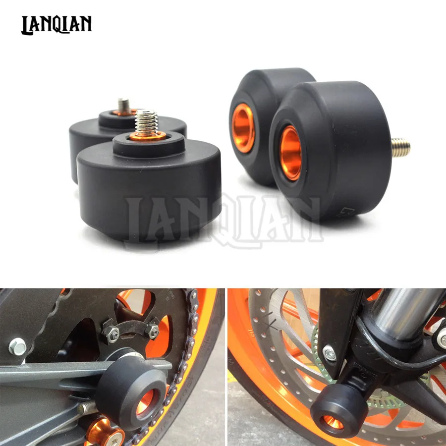 

Falling Protectors Motorcycle CNC Frame Slider Anti Crash Caps engine protection Moto Frame Sliders For KTM DUKE 125 200 390