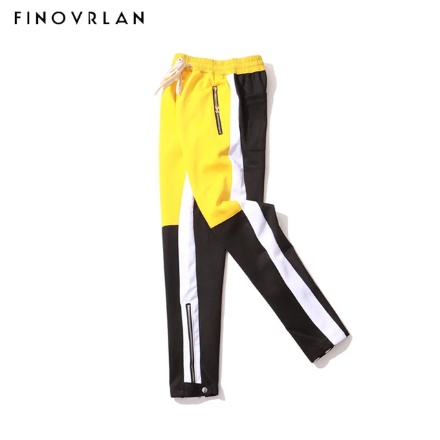men's color block sweatpants