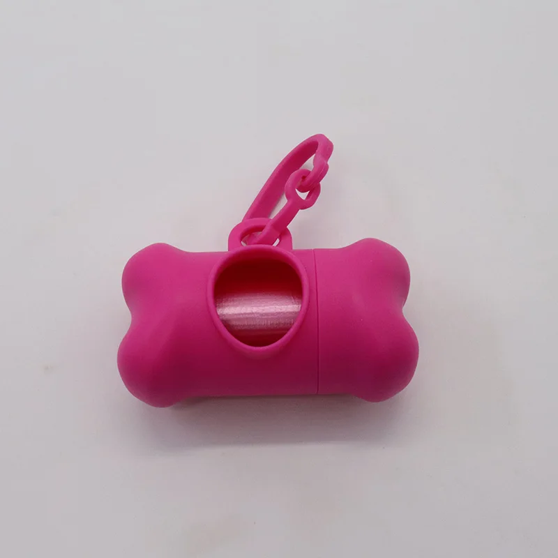 Pink HORBONPY 1 рулон+ 1 сумка для домашних животных, сумки для собак, чистка мусора, коробки для собак, мешки для мусора с собаками, кошками, мусорный мешок для мусора, для домашних животных - Цвет: Pink