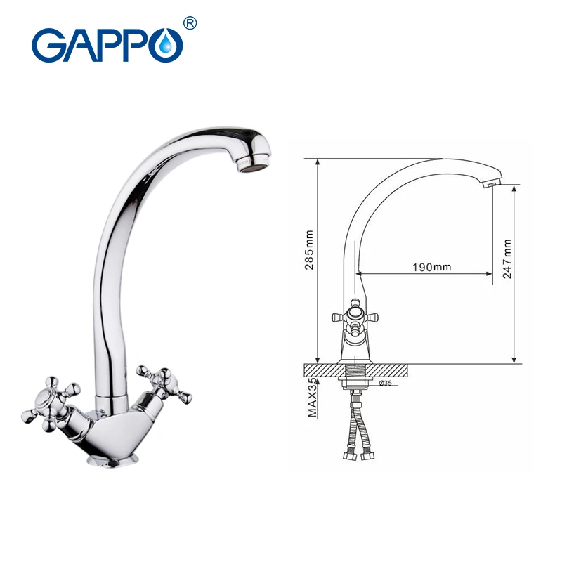  GAPPO kitchen faucet mixer kitchen water mixer Brass faucet kitchen mixer kitchen sink taps water t - 32822540054