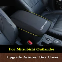Кожаный подлокотник для mitsubishi outlander 2013 2016 2018