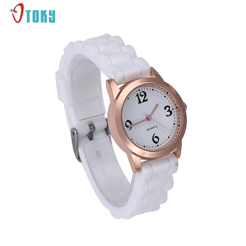 

OTOKY Hot Selling Unisex Silicone Causal Quartz Analog Wrist Watch Gift Feb 27