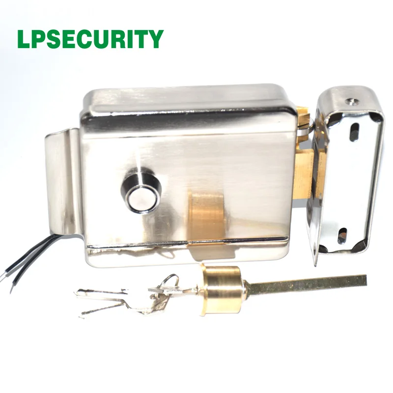 Электронный дверной замок LPSECURITY видеодомофон с дверным звонком и управлением