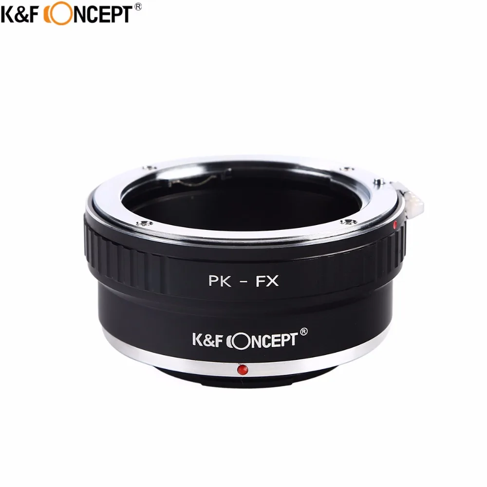 K&F CONCEPT PK-FX Camera Lens Adapter Ring For Pentax PK K Mount Lens to for Fujifilm X Mount Camera Fuji FX X-Pro1 X-E1 X-M1 