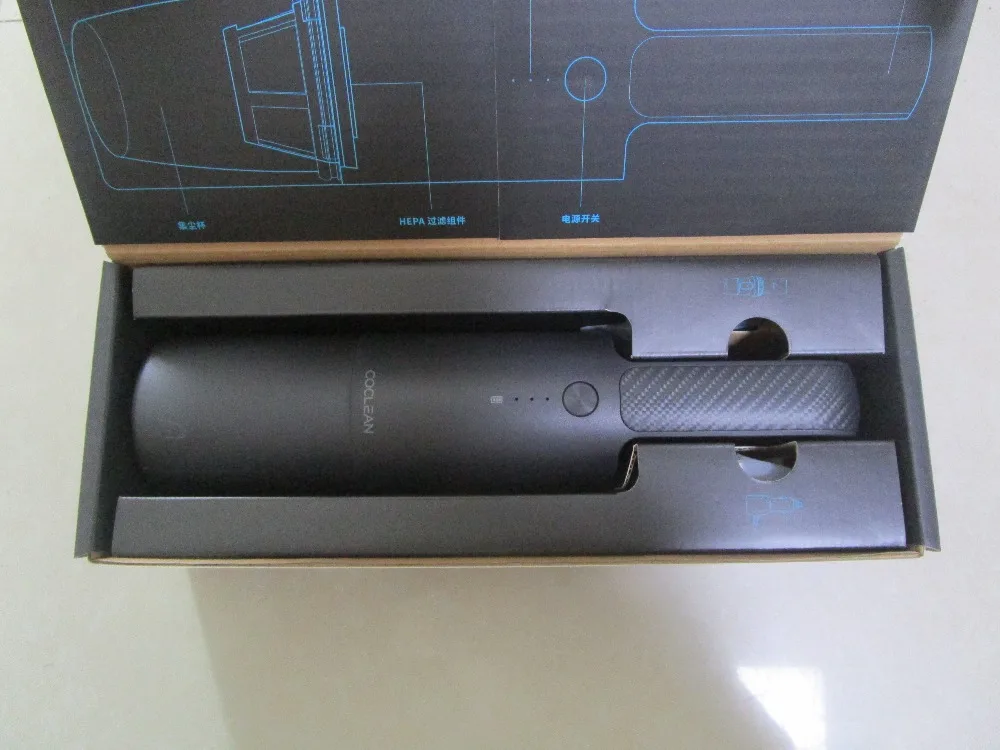 Xiaomi cleanfly CoClean автомобильный пылеочиститель портативный мини hepa светильник беспроводной ручной mijia Быстрая зарядка вакуумный лещ для автомобиля