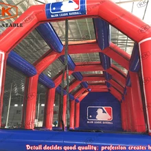 Коммерческая надувная скоростная бейсбольная клетка для бейсбольной практики