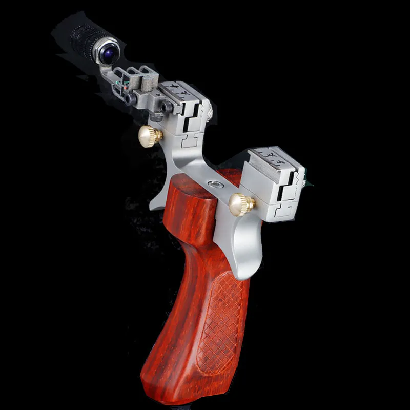

Hunting Slingshot Catapult Stainless Steel with Target Outdoor Shooting Handheld Slingshot with Rubber Band New 2019