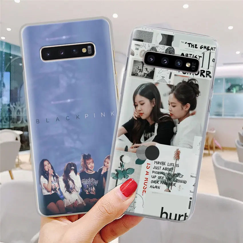 

BLACKPINK BLACK PINK JISOO Phone Case for Samsung Galaxy S10e S10 Plus S7 S8 S9 Plus Note 8 9 M10 M20 M30 Hard Case Coque