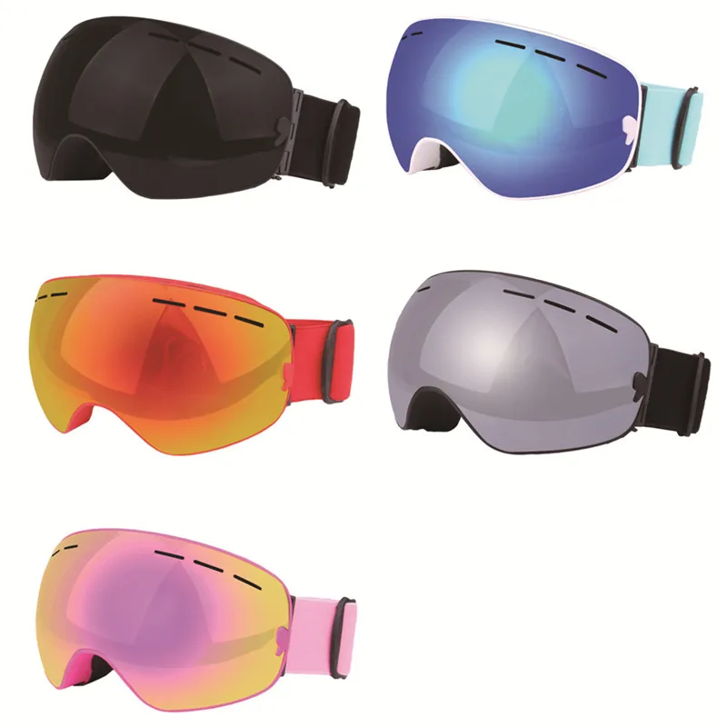 

Ski Goggles PC Polarized Lenses Winter Snowboard Goggles With Anti-fog UV Protection For Men Women Myopia Snowmobile#289789