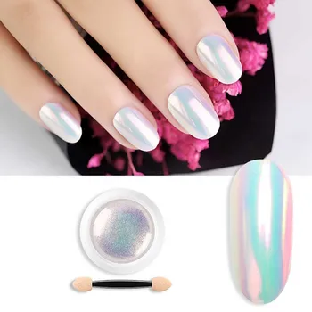 

0.3g Pearl Shell Shimmer Mermaid Nail Glitter Powder Glimmer Dust Pretty Laser Glitters Nail Art Polish Decorations Powder