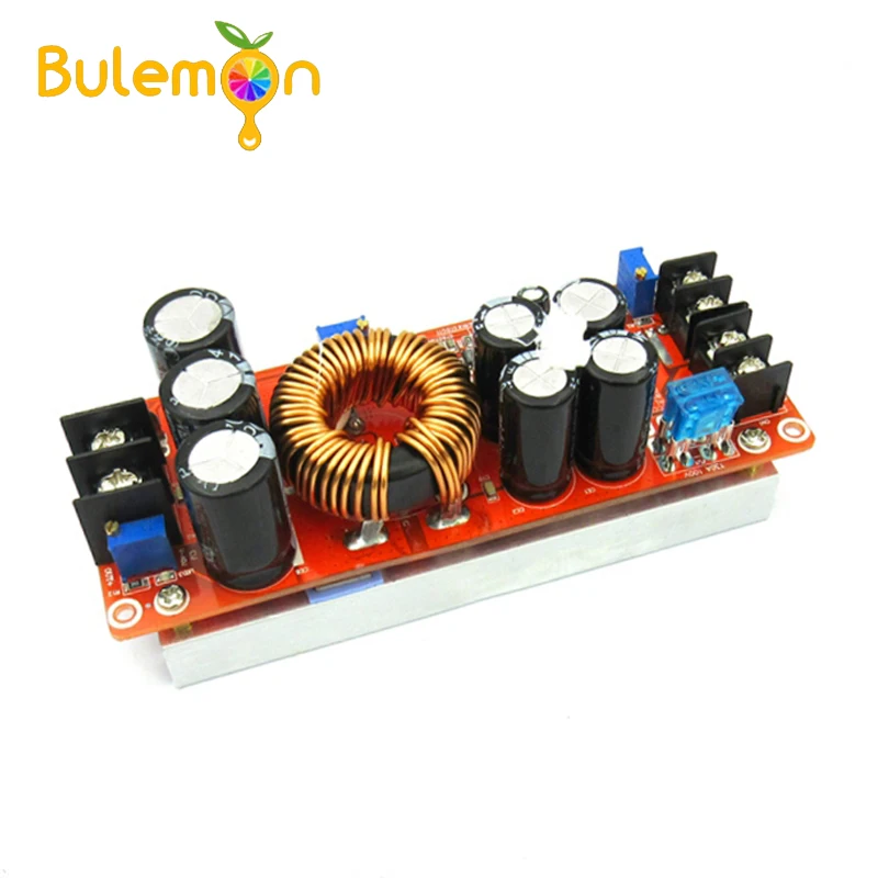 

DC 20A 1200W Step-Up Boost Constant Current Module Variable Voltage Power Supply IN 8-60V Step Up Module