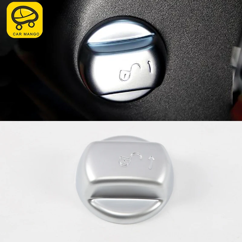 

CARMANGO For Jaguar XE 2018 Auto Car-styling Engine button frame cover trim Stickers Covers Interior Accessories