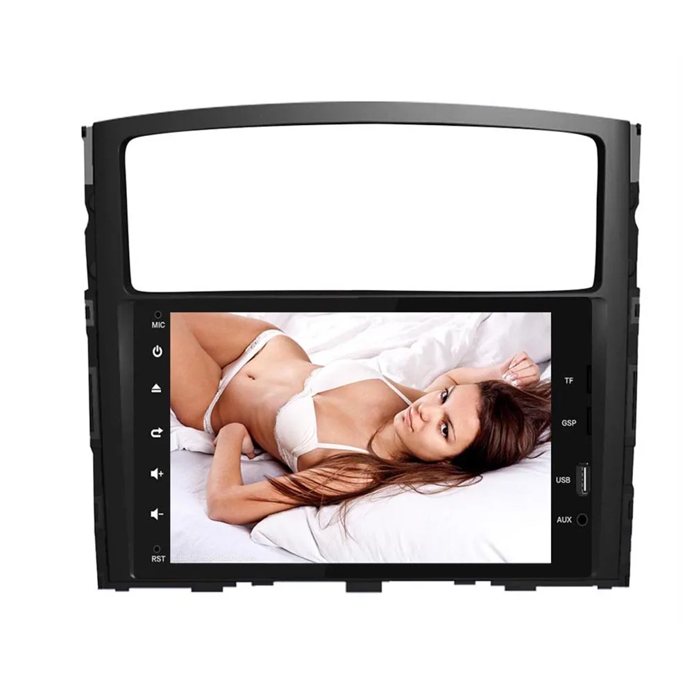 Flash Deal Car Cassette DVD Multimedia player For Mitsubishi PAJERO 4 V97 V93 2din Android 9.0 eight core Radio GPS Navigation Rear Camera 3
